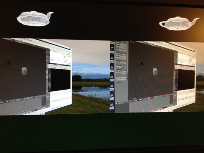 ibex virtual reality desktop with first skybox working