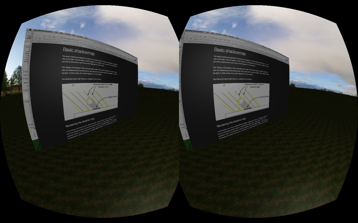 Ibex OpenGL 3.3+ for the Mac fixed skybox and added lighting!