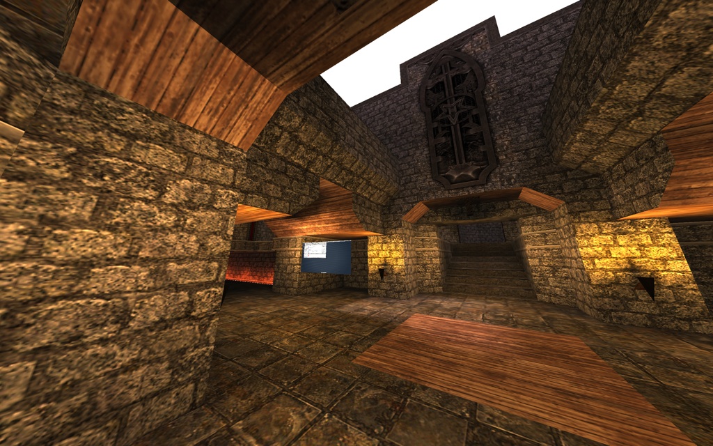 ibex VR desktop movement in Irrlicht using Quake 3 levels complete with collision detection!